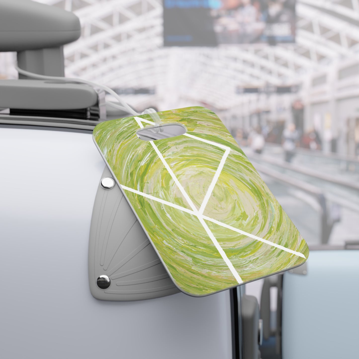 "Safe Travels" Luggage Tag — Personalized Bag Identifier with Safe travel bind rune symbol