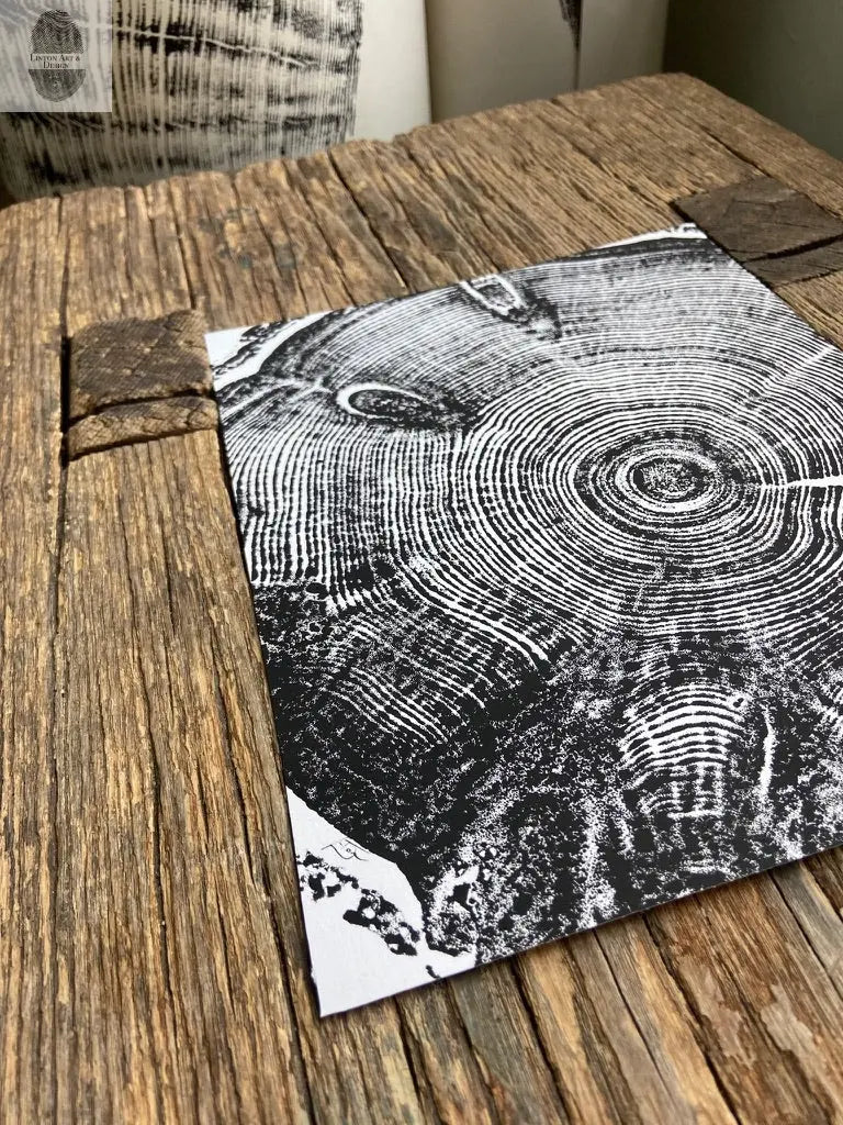 Utah Knotted Pine, Cropped, Limited Edition 11"x14", Hand-pressed print