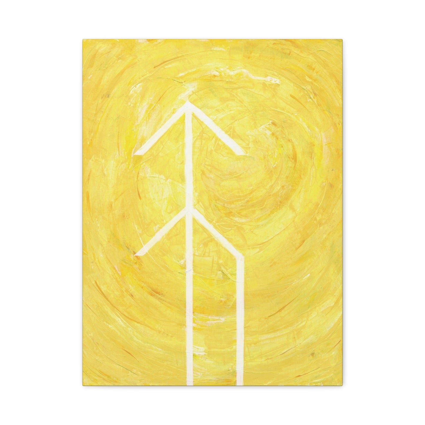 Canvas Wall Art: "Hope" Bind Rune Canvas Art | Modern Abstract Artwork