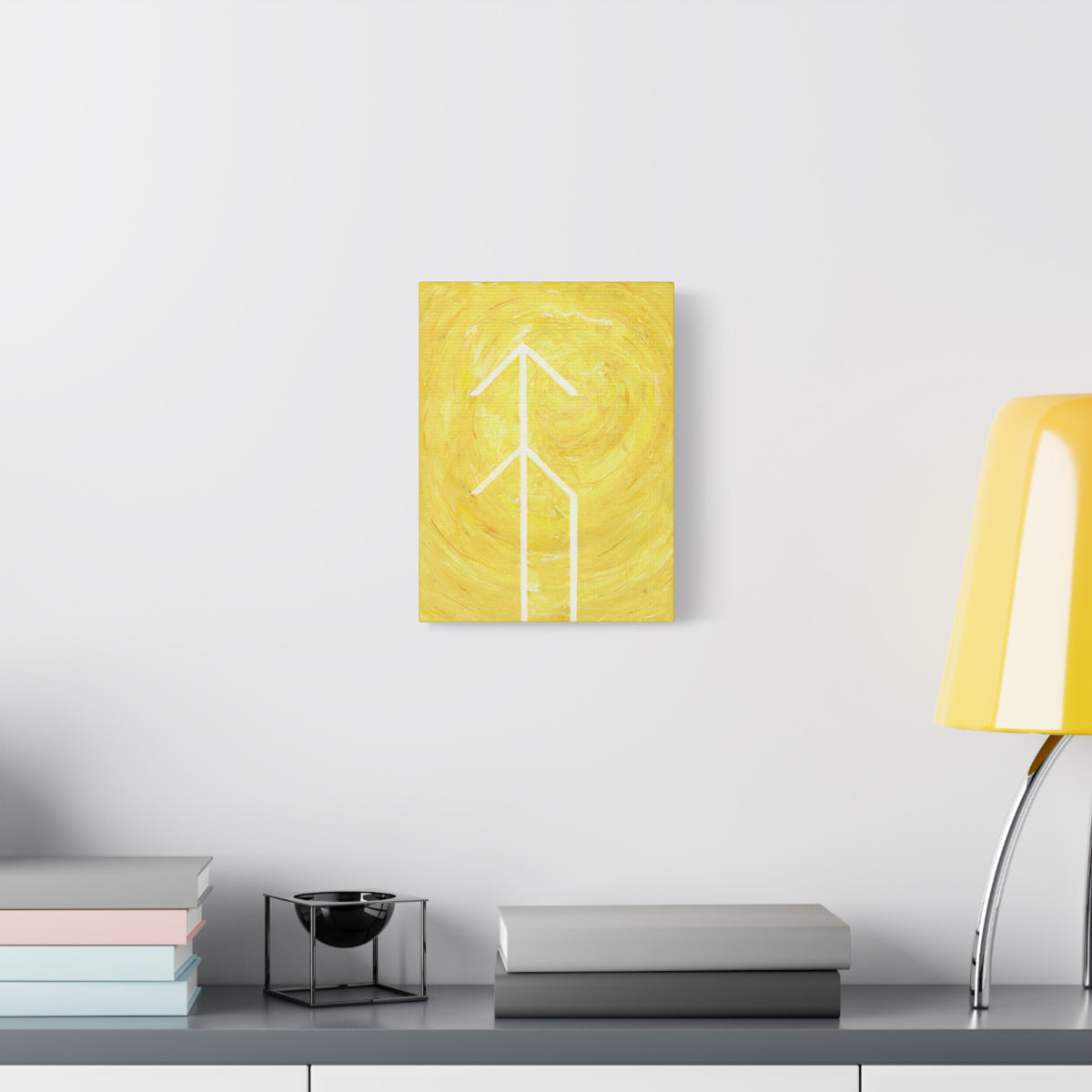 Canvas Wall Art: Hope Bind Rune Canvas Art | Modern Abstract Artwork