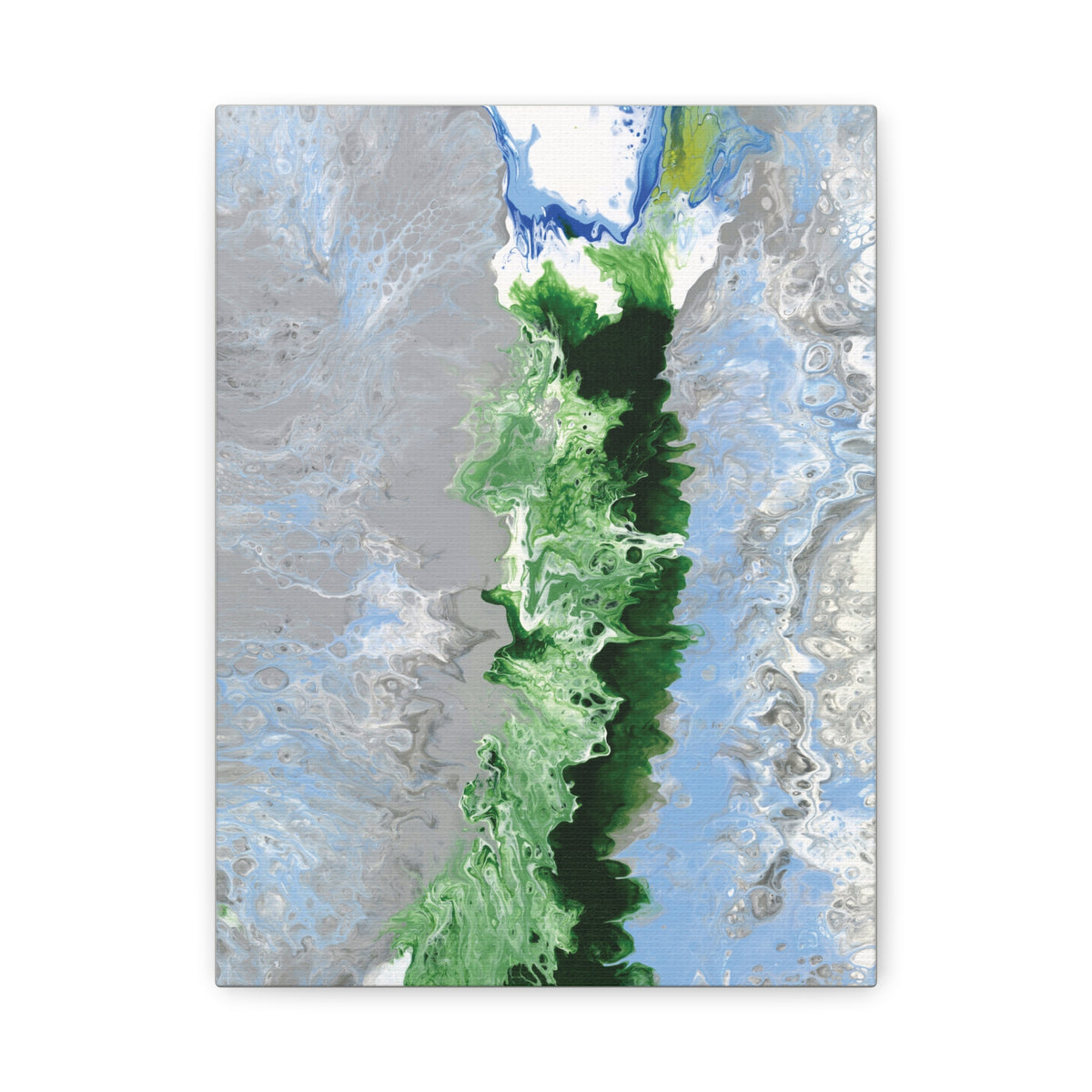 Canvas Wall Art: Switzerland's Oberland, Modern Abstract Matte Canvas Print