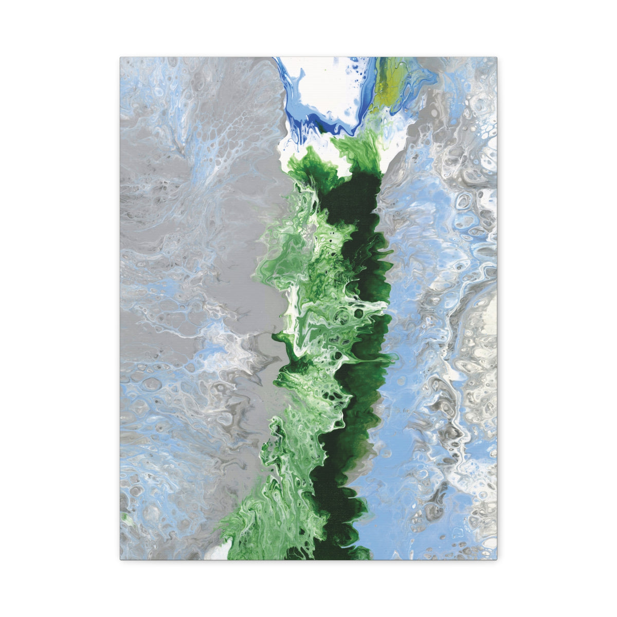Canvas Wall Art: Switzerland's Oberland, Modern Abstract Matte Canvas Print
