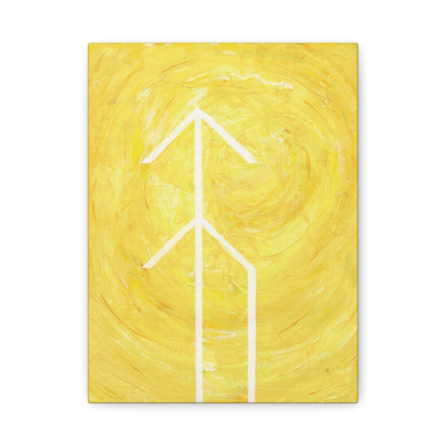 Canvas Wall Art: "Hope" Bind Rune Canvas Art | Modern Abstract Artwork