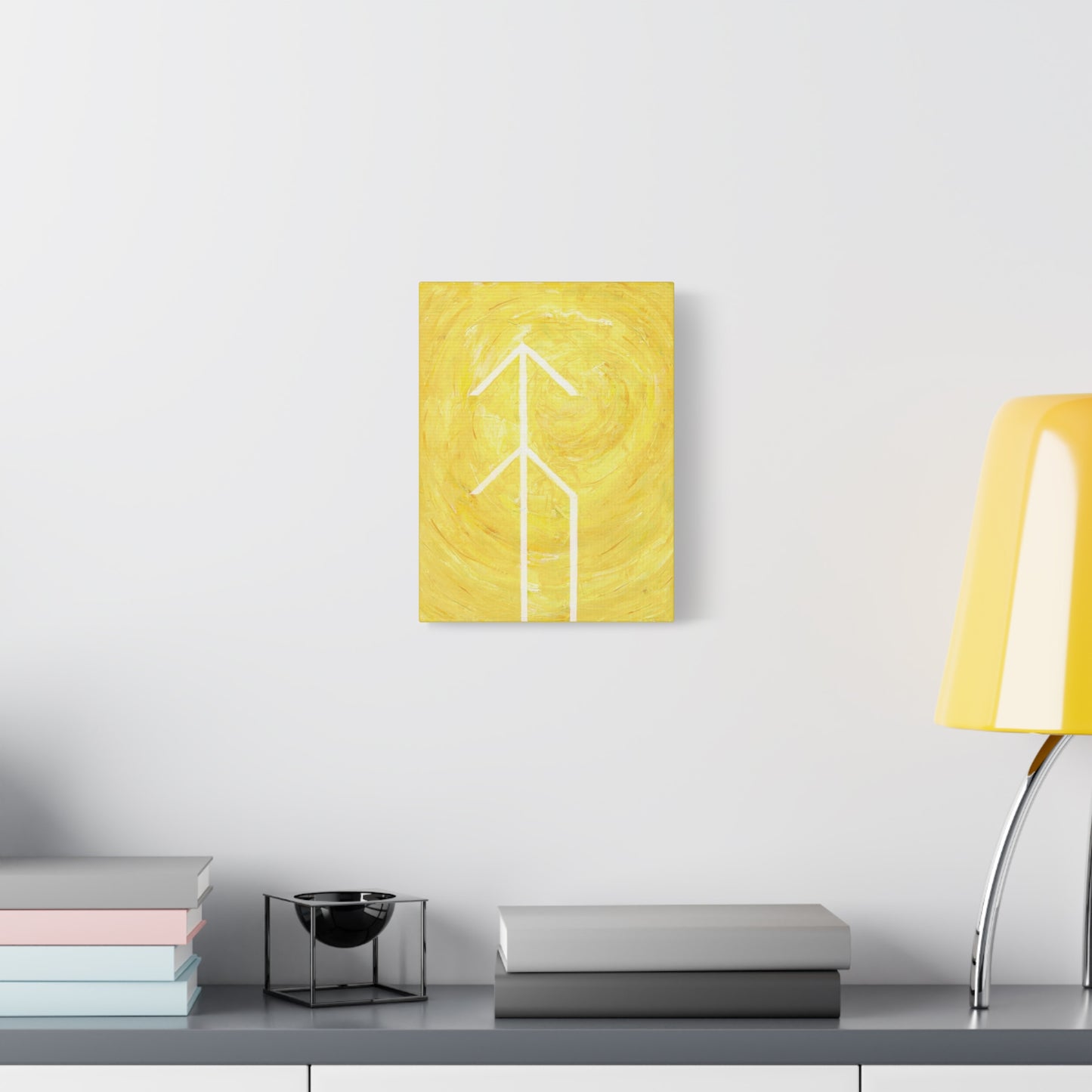 Canvas Wall Art: "Hope" Bind Rune Canvas Art | Modern Abstract Artwork