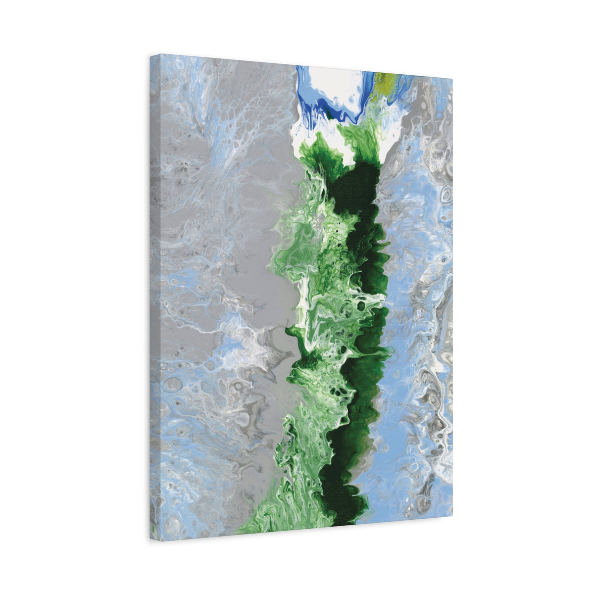 Canvas Wall Art: Switzerland's Oberland, Abstract Matte Canvas Print — Stretched 1.25" Wall Art