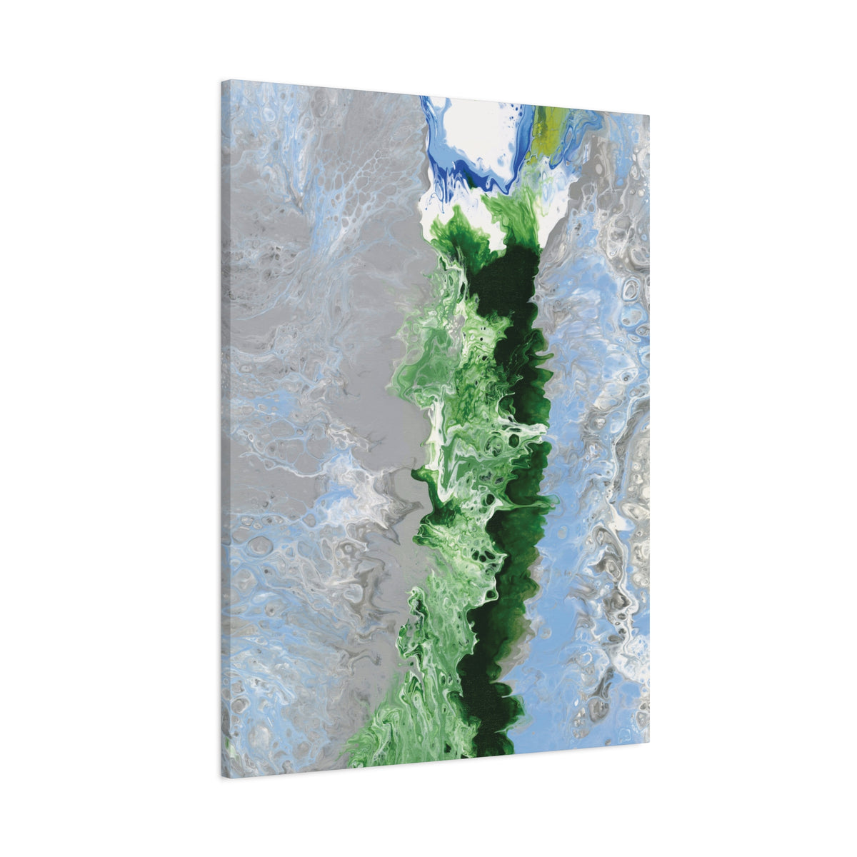 Canvas Wall Art: Switzerland's Oberland, Abstract Matte Canvas Print — Stretched 1.25" Wall Art