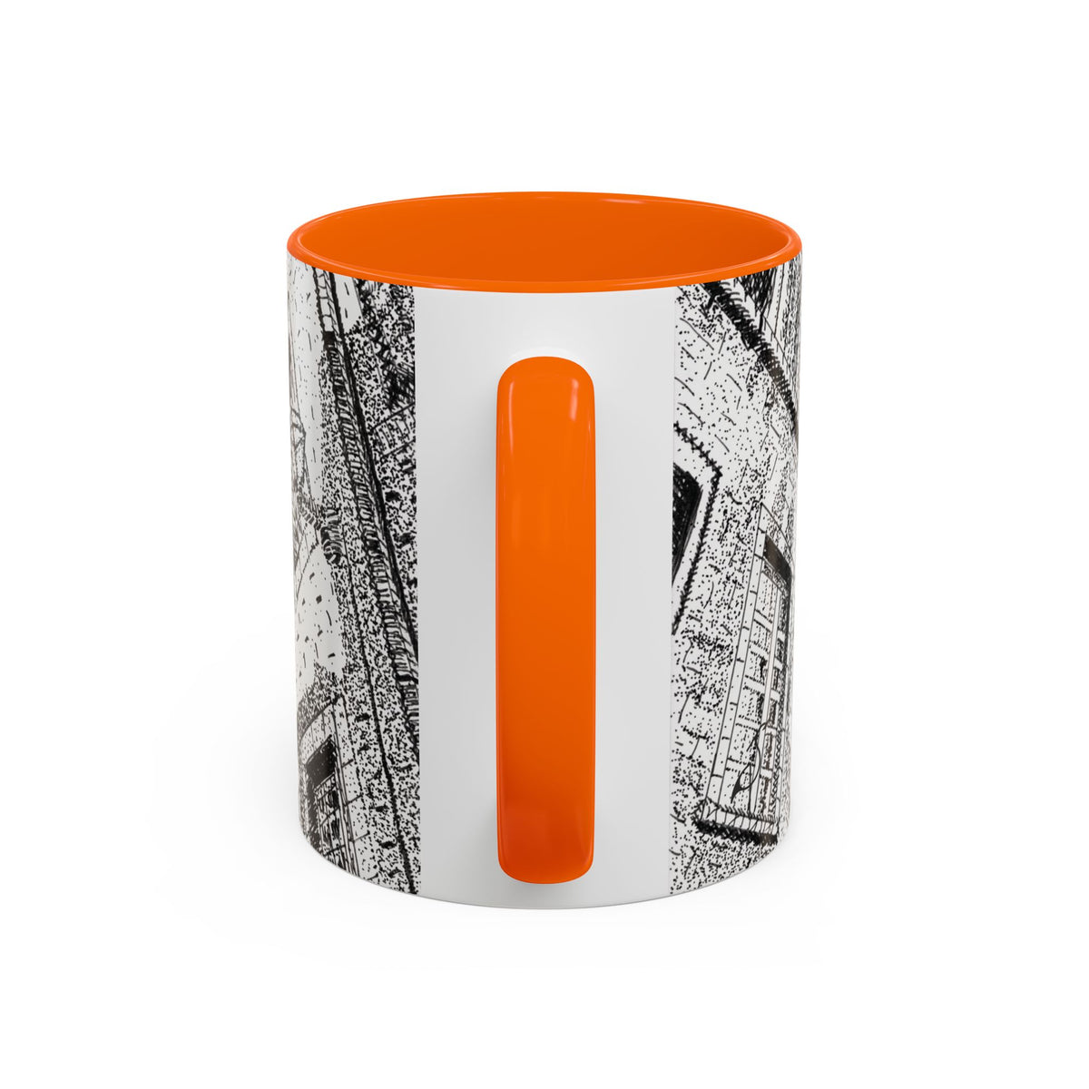 Ceramic Mug: Le Château Frontenac - Quebec City, CA - Architectural Illustration - Accent Coffee Mug (11/15 oz)
