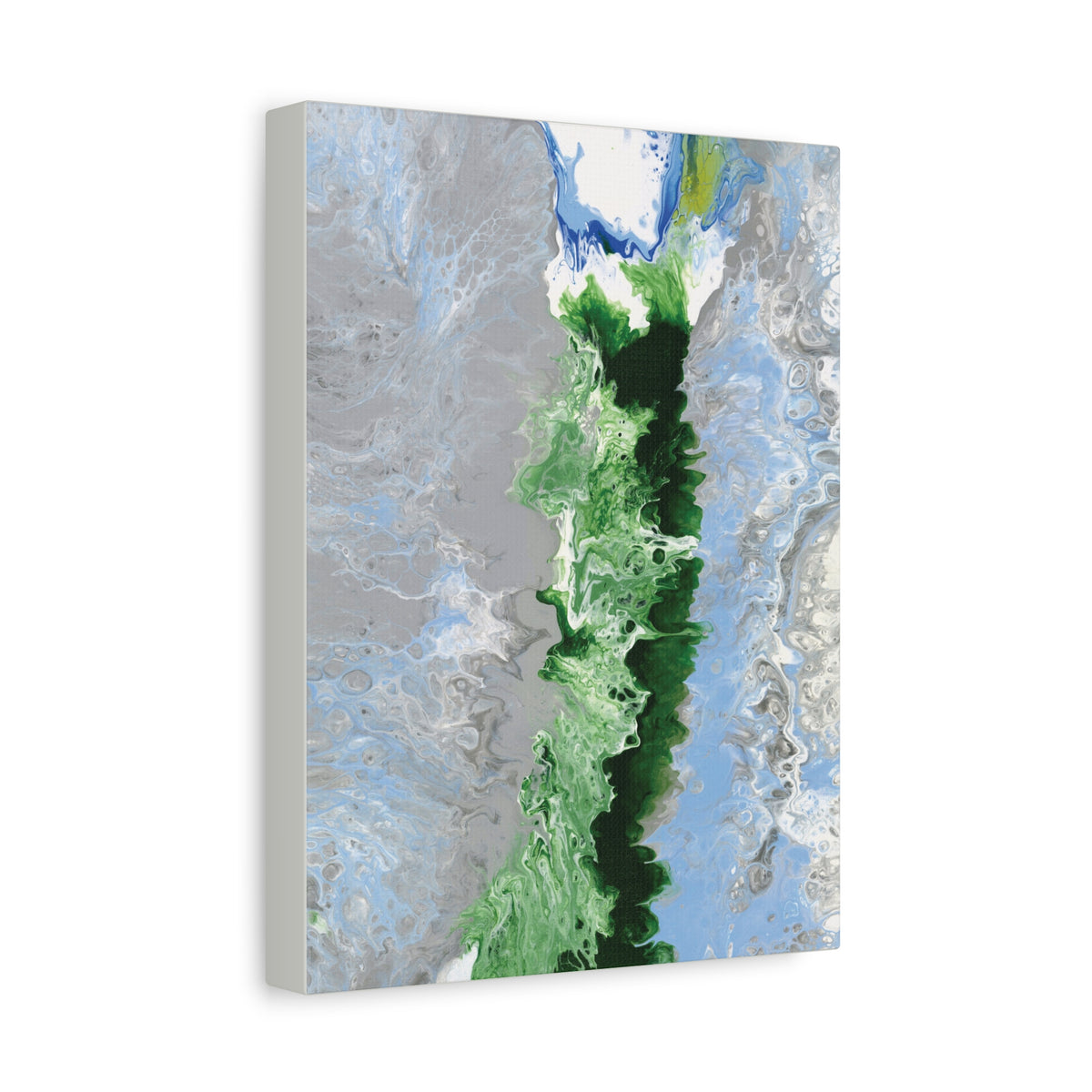 Canvas Wall Art: Switzerland's Oberland, Modern Abstract Matte Canvas Print