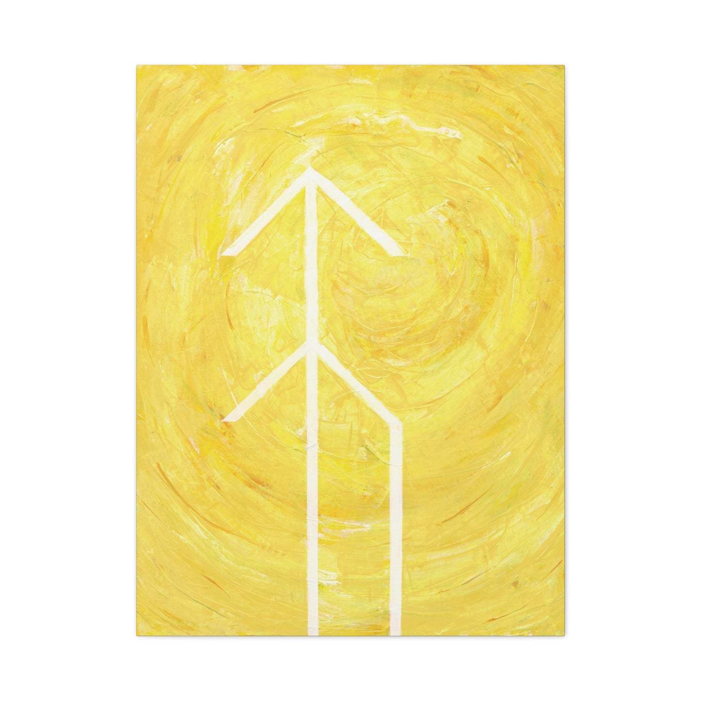 Canvas Wall Art: "Hope" Bind Rune Canvas Art | Modern Abstract Artwork