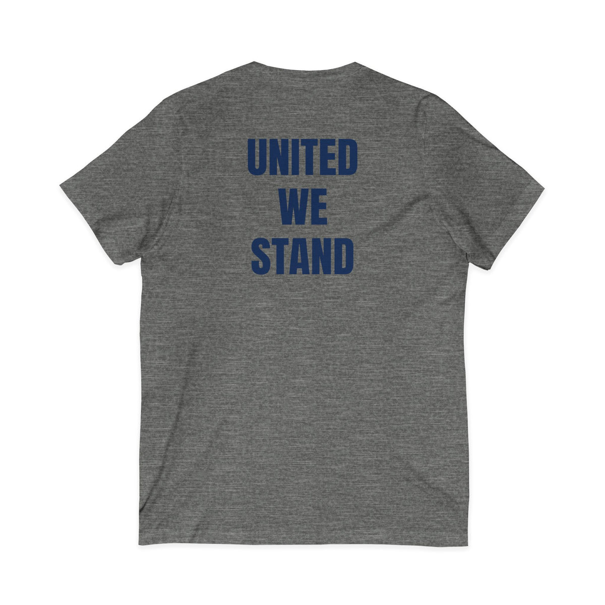 US Flag is also Blue, Unisex Jersey Short Sleeve, V-Neck Tee