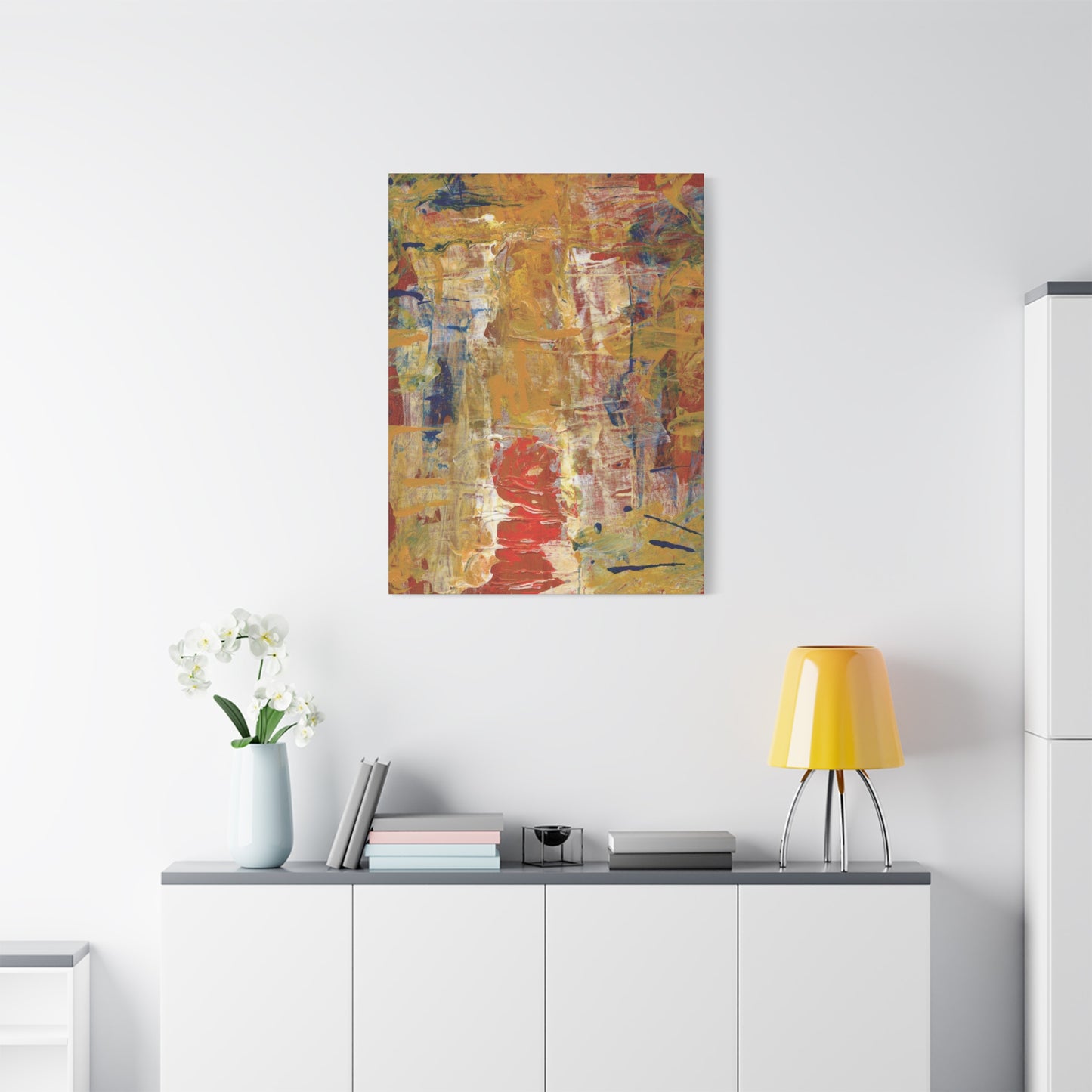 Canvas Wall Art: "Echoes of Marrakesh" Canvas Art | Modern Abstract Artwork