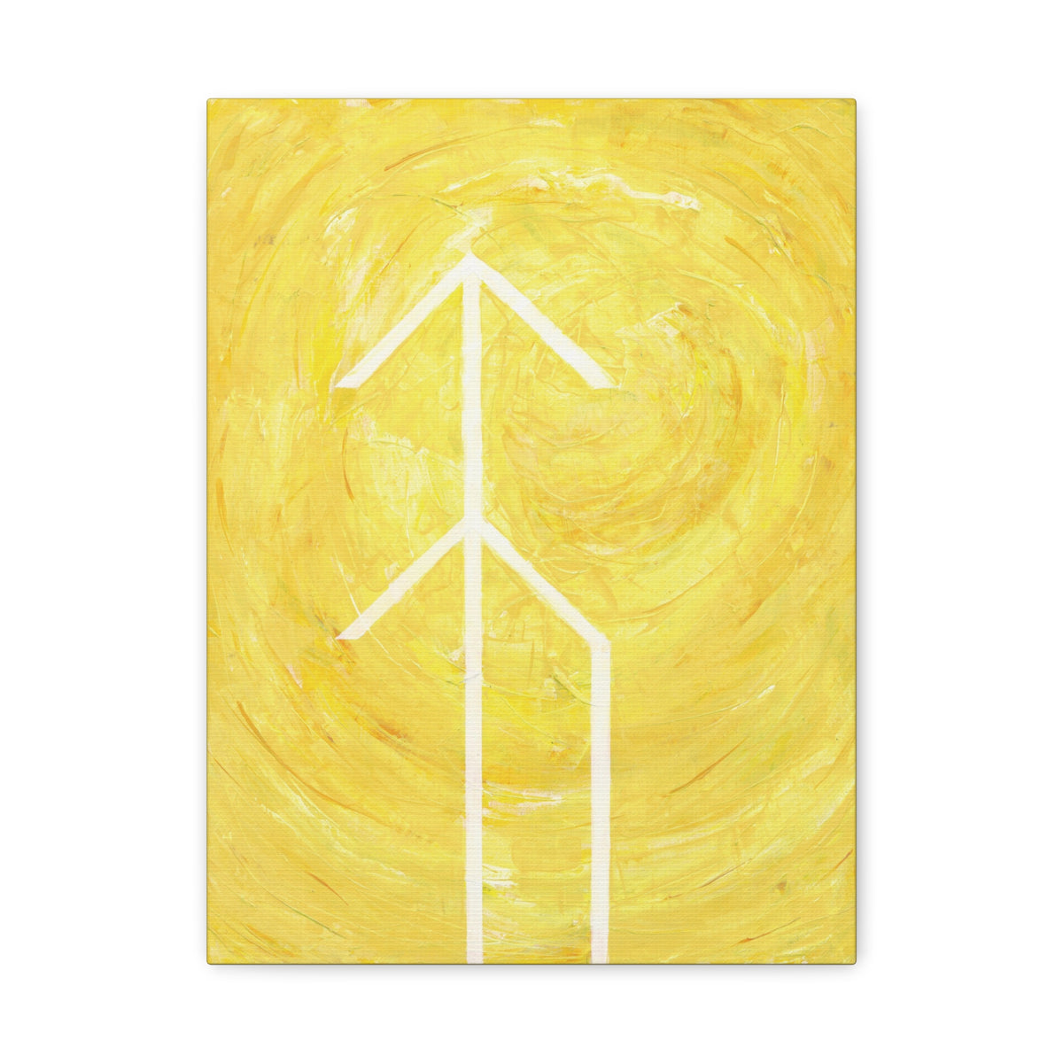 Canvas Wall Art: Hope Bind Rune Canvas Art | Modern Abstract Artwork