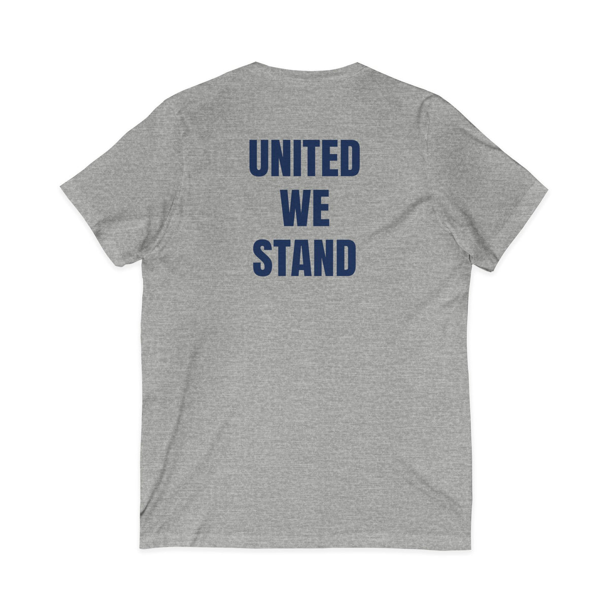US Flag is also Blue, Unisex Jersey Short Sleeve, V-Neck Tee
