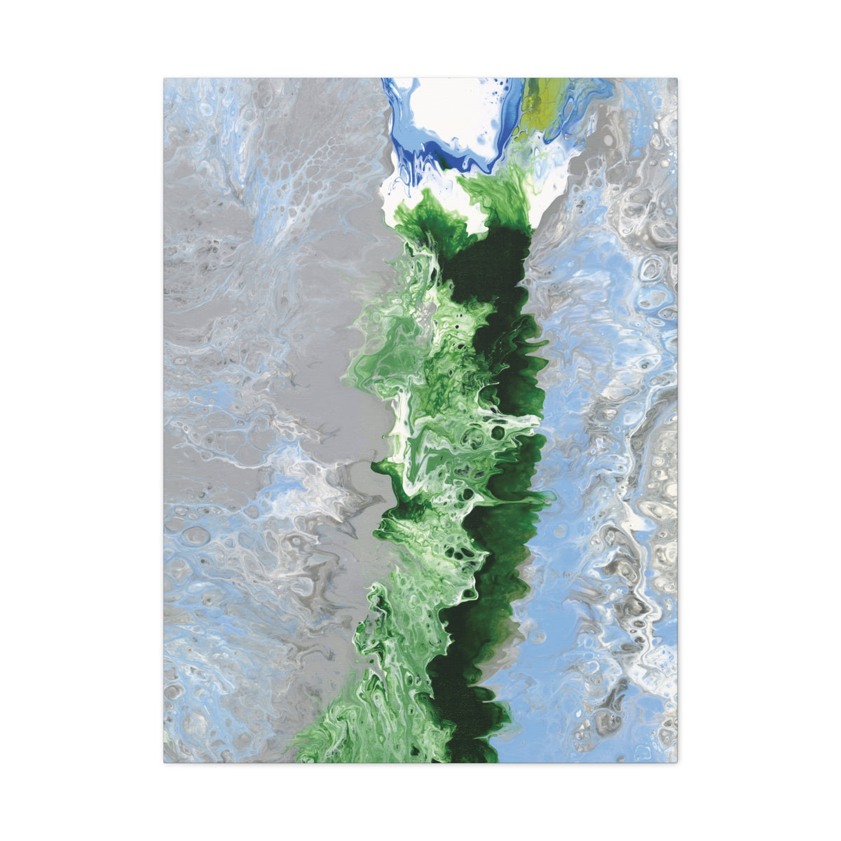 Canvas Wall Art: Switzerland's Oberland, Abstract Matte Canvas Print — Stretched 1.25" Wall Art