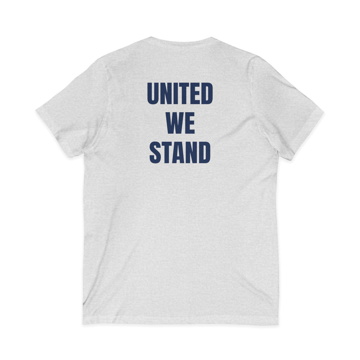 US Flag is also Blue, Unisex Jersey Short Sleeve, V-Neck Tee