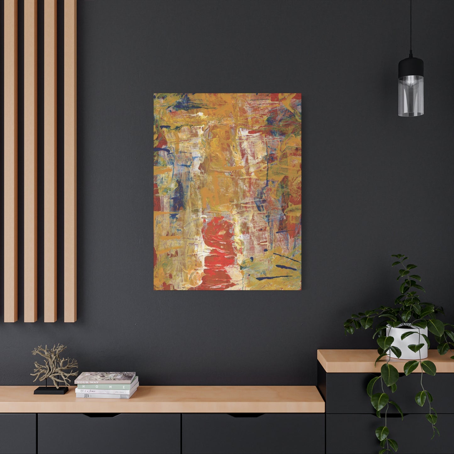 Canvas Wall Art: "Echoes of Marrakesh" Canvas Art | Modern Abstract Artwork