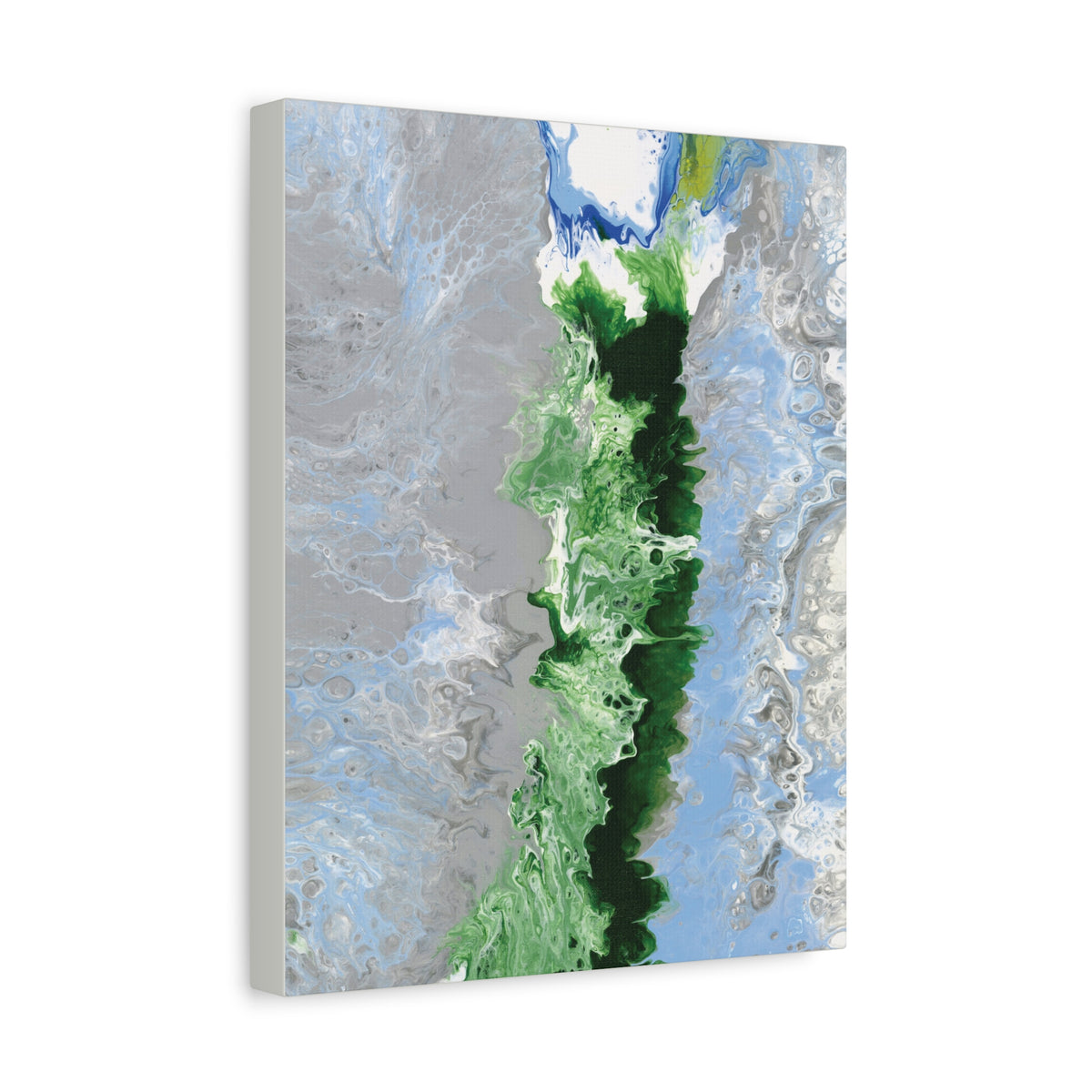 Canvas Wall Art: Switzerland's Oberland, Modern Abstract Matte Canvas Print