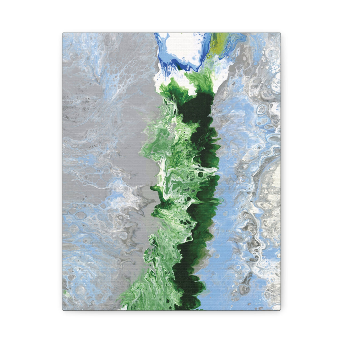 Canvas Wall Art: Switzerland's Oberland, Modern Abstract Matte Canvas Print