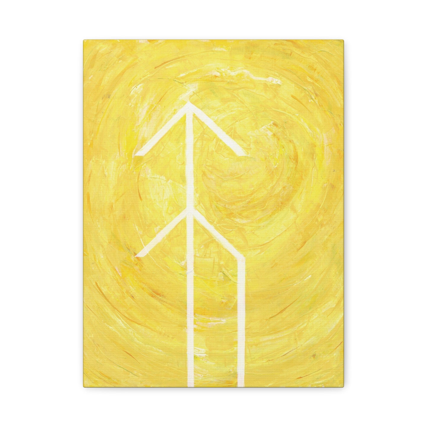 Canvas Wall Art: "Hope" Bind Rune Canvas Art | Modern Abstract Artwork