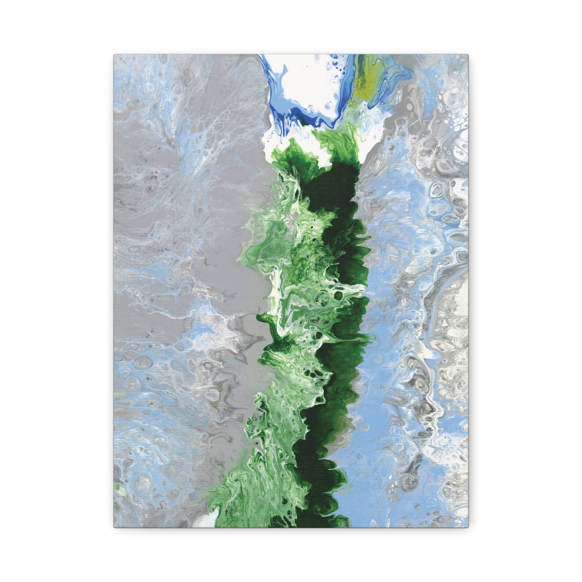Canvas Wall Art: Switzerland's Oberland, Modern Abstract Matte Canvas Print