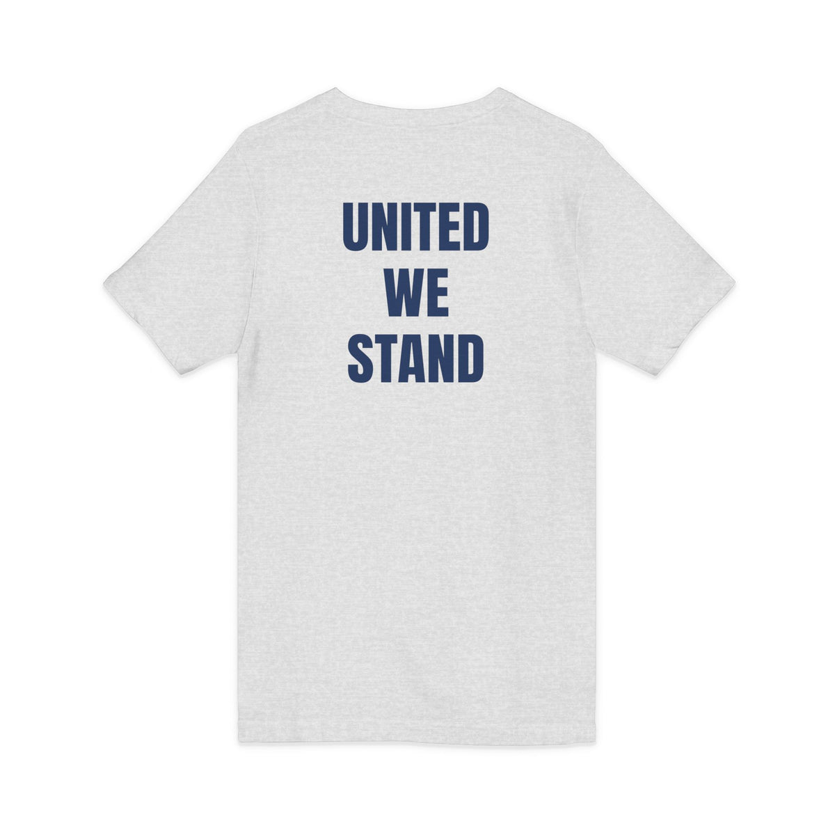 US Flag is also Blue, Unisex Jersey Short Sleeve, V-Neck Tee