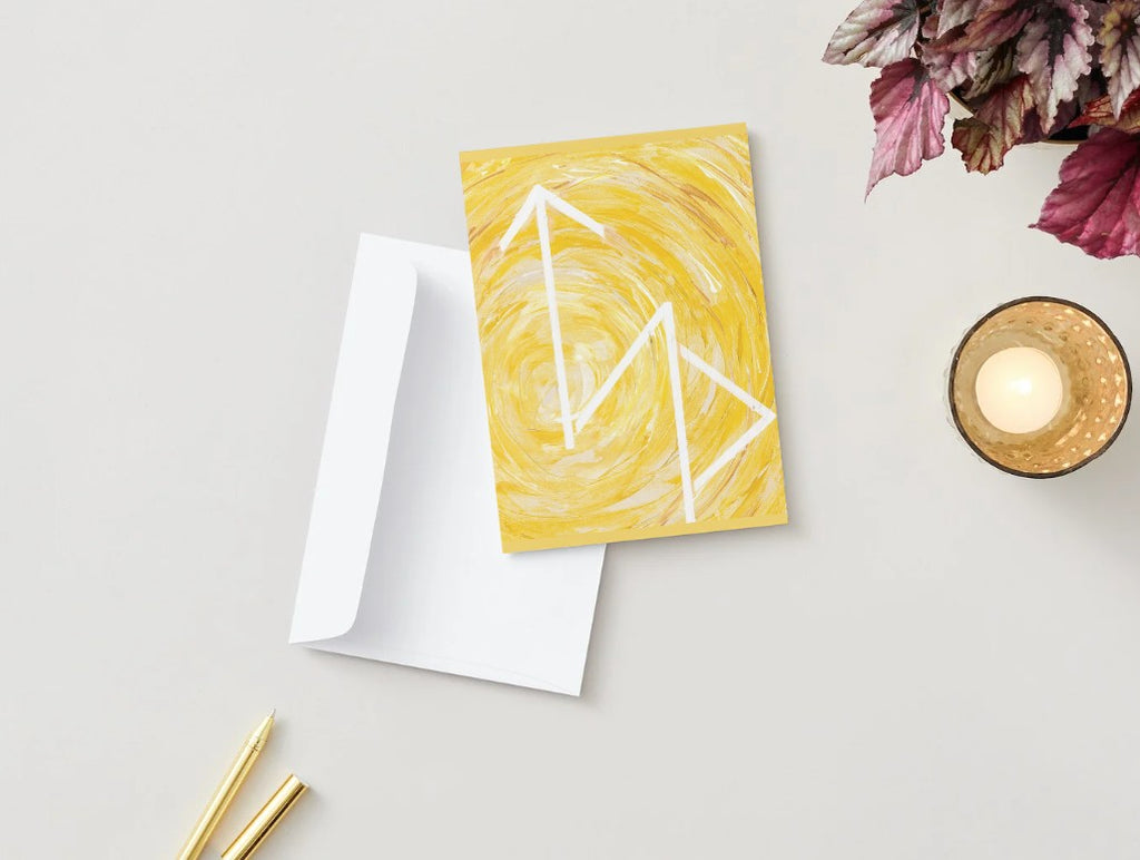 Greeting Card: Bind Rune “Success” Blank note with white envelope