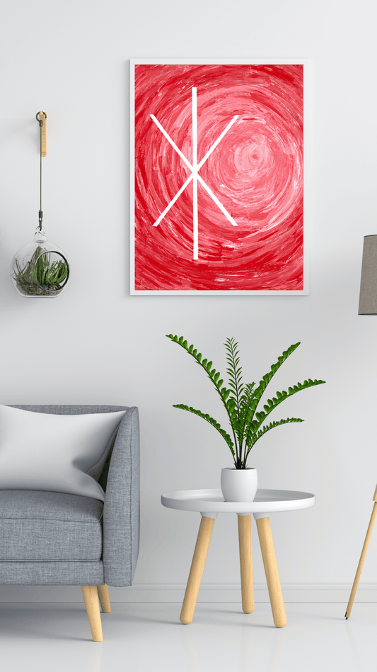 Art Print: Bind Rune "Strength"