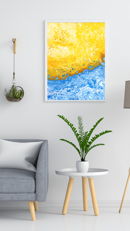 Art Print: Sunrise Over New Smyrna Beach