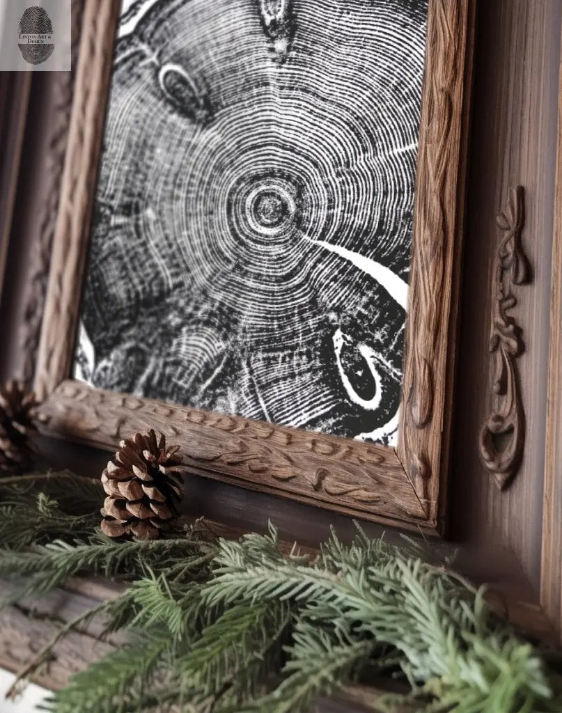 Utah Knotted Pine, Cropped, Limited Edition 11"x14", Hand-pressed print